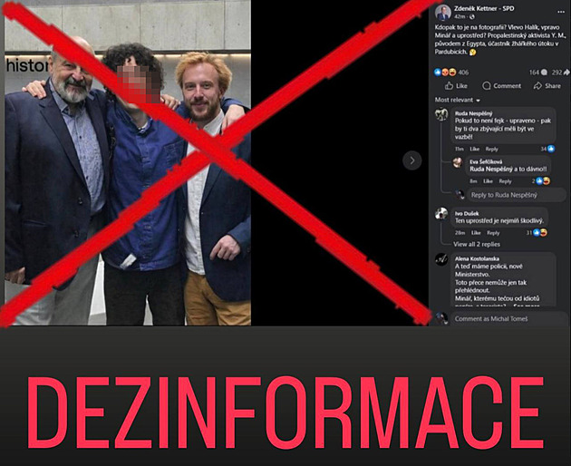 Minář nepodá žalobu na náměstka za SPD kvůli falešné fotce. Omluva stačí