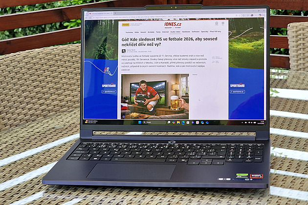Nový procesor AMD jsme vyzkoušeli v notebooku Legion, potlesk si nezaslouží