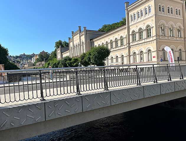 Nový Lázeňský most je hotový, Vary za něj zaplatily 40 milionů korun